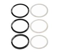 FytStycale 6 Piezas Arandela Inferior Junta Espaciadora Crank Bicicleta Aleación Aluminio Fácil de Colocar Antidesgaste Adecuada para Bicicletas Deporte Ci, 29mm