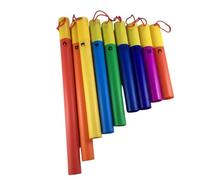 FytStycale 8 Piezas Tubos Resonantes de 8 Notas Instrumento Percussion Set de Tubos Musicales Colores Coordinación Mano-Cerebro para Niños, Principiantes