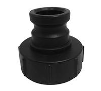 FytStycale Adaptador para Tanque de Agua IBC Conector de Accesorios para Depósito Tapón para Tanque con Rosca Fina Material PP Resistente