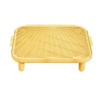 FytStycale Alfombrilla para Arena de Gatos Tapete de Entrada Arenero Rampa Atrapadora Escalón para Gatitos Pedal de Filtración Doble Capa Adecuado para Balcones, Medio