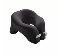 FytStycale Almohada Siesta en Forma U Ergonómico Almohada Cervical en U Multifunción Cojín para Estudiantes, Viajeros, 神秘黑, 32 26 18cm