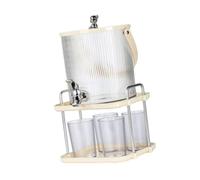 FytStycale Beber Dispensador con Soporte Y Tazas para Té Y Jugo, 3.5l