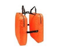 FytStycale Bolsa de Expansión de Viaje Bolsa de Equipaje Bolsa Lateral de Maleta Organizador de Ropa Zapatos Tela Oxford Impermeable Correas Ajustables, Naranja Brillante