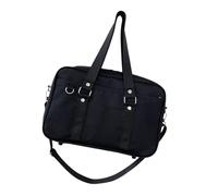 FytStycale Bolsa de Hombro Japonesa Bolso Tote Bolso Uniforme Bolso Portátil con Diseño Moderno y Material Resistente Oxford Adecuada para Mujeres Niñas en, Negro