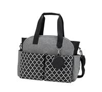 FytStycale Bolsa Maternidad Organizador Bolsa Cambiador Bolsas Pañales Tote Funcional Impermeable con Bolsillos para Mamá Y Papá Adecuado para Viaje Cu, Negro Gris