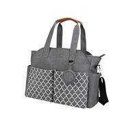 FytStycale Bolsa Maternidad Organizador Bolsa Cambiador Bolsas Pañales Tote Funcional Impermeable con Bolsillos para Mamá Y Papá Adecuado para Viaje Cu, gris