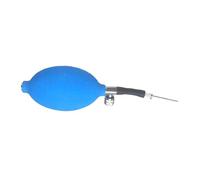FytStycale Bomba de Mano para Pelota de Gimnasia Artística Inflador Manual Compacto Inflador de Balones con Doble Aguja Diseño Ergonómico Adecuado para Entrenami, Azul