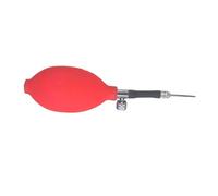 FytStycale Bomba de Mano para Pelota de Gimnasia Artística Inflador Manual Compacto Inflador de Balones con Doble Aguja Diseño Ergonómico Adecuado para Entrenami, Rojo