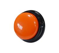 FytStycale Botón de Comunicación Grabable Personalizado Juego Respuesta Entrenamiento Mascotas Juguete Educativo Material PP Adecuado para Educación Infantil Ent, Naranja