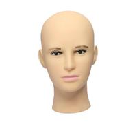 FytStycale Cabeza de Maniquí Calva, Cabeza de Modelo Resistente para La Fabricación de Pelucas, Cabeza de Maniquí para Estilismo