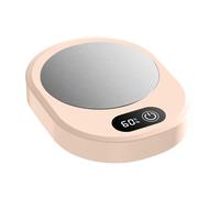 FytStycale Calentador de Tazas Eléctrico con Control de Temperatura Y Protección contra Sobrecalentamiento para Café, Té, Leche Y Agua Escritorio, Rosa, Individual