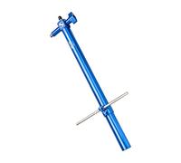 FytStycale Calibrador de Bicicleta para Alineación de Cuadro Herramienta de Comprobación de Desviador Trasero Rectificador de Aluminio con Barra Medido, Azul