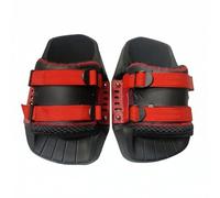 FytStycale Calzado Acuático Botas para Tabla Correas Deportivas Tiras Ajustables con Acolchado Contorneado y Refuerzo para Surfistas en Aprendizaje Práctica en Bahía y Salidas, Red Black