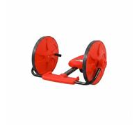 FytStycale Carrito de Equilibrio con Ruedas Amplias Vehículo de Entrenamiento Sensorial Patinete Manual Infantil para Niños Pequeños, Exterior, Interior, Rojo