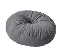 FytStycale Cojín de Suelo Redondo Cómodo Cojín Tatami Japonés Almohadilla de Asiento Y Puf de Suelo Cojín para Silla para Meditación Y Descanso, Funda de Silla para Sala de Estar, Estudio, Gris Oscuro