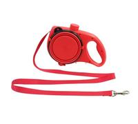 FytStycale Correa con Cuenco Plegable 3 en 1 Tazón Plegable Portátil para Paseo, Rojo