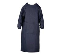 FytStycale Delantal de Soldadura Resistente para Hombres Y Mujeres Largo con Mangas Bolsillo Frontal Material de Mezclilla Adecuado para Soldador, Longitud 135cm