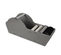FytStycale Dispensador Profesional de Cinta de Embalaje Cortadora Manual de Cinta Selladora Máquina Dispensadora Portátil con Hoja Antióxido Adecuado para Oficin, GRIS