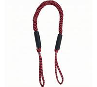 FytStycale Elástico Sujeción s Sujeción con Lazo Fácil Manejo Cuerda para Kayakistas, Embarcaro, Rojo Y Negro, Cuerda Elástica De Amarre para Barco, 4 Pies, Patrón De Onda