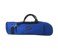 FytStycale Estuche para Trompeta con Funda Impermeable de Tela Oxford, Correa Acolchada para El Hombro, Interior de Espuma Y Bolsillo Grande para Partituras. Ade, Azul