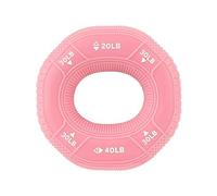 FytStycale Fortalecedor de Mano Entrenador de Muñeca Ejercitador de Resistencia Ajustable Ejercitador de Dedos Silicona Cómodo Antideslizante Ap, Rosa