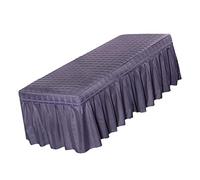 FytStycale Funda de Cama para Masaje Sábana de Cama de Estética Faldón Decorativo para Mesa de Masaje con Tejido Suave Orificio Facial Adecuada para Centro de