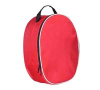 FytStycale Funda Protectora para Máscara de Esgrima con Bolso Portátil Cierre de Cremallera de Compartimento Frontal Transparente para Tarjeta Adecuada, Rojo