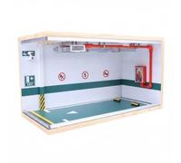 FytStycale Garaje Subterráneo Miniatura Escala 1:18 Escena de Estacionamiento en Miniatura Detalle Simulado Juguete para Aficionados a los Modelos, Exhibición