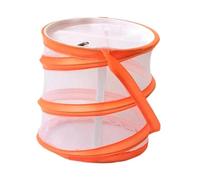 FytStycale Hábitat para Mariposas: Jaula Transparente con Puerta de Cremallera para Criar Mariposas en El Jardín, Ideal para Niñas, Naranja