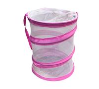 FytStycale Hábitat para Mariposas: Jaula Transparente con Puerta de Cremallera para Criar Mariposas en El Jardín, Ideal para Niñas, Rosa