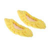 FytStycale Ice Hockey Skate Cover Accesorio de Protección para de Patines de Hielo Funda de Hoja para Patinaje Artístico Felpa Absorbente Y Antidesgast, L Amarillo