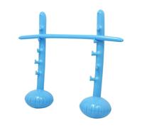 FytStycale Inflable Barra de Salto Altura Portátiles Juguete Salto Infantil Accesorio Deportivo Altura Ajustable PVC Ligero Fácil Translado para, Azul