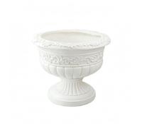FytStycale Jardinera Romana Pedestal Europea Maceta con Pedestal Resistente a la Intemperie Jardinera Clásica para Patio, Maceta Romana No. 2