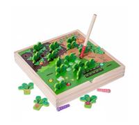FytStycale Juego de Aprendizaje Infantil Set de Granja Zanahorias Tablero Educativo Memoria Correspondencia Colores Pintura al Agua Segura y Duradera Adecuado, Rábano Vegetal