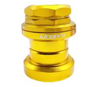 FytStycale Juego de Dirección para Bicicleta Externo Rodamientos Sellados Aluminio Aleación Adecuado para Bicicleta de Montaña Carretera Ruta Deportiva, Dorado