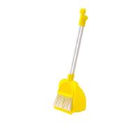 FytStycale Juego de Escoba Y Recogedor Set Infantil de Hogar Escoba Mini Recogedor Herramientas para Niños con Asa Oso Material PP Adecuado para Celebración Cump, Amarillo