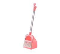 FytStycale Juego de Escoba Y Recogedor Set Infantil de Hogar Escoba Mini Recogedor Herramientas para Niños con Asa Oso Material PP Adecuado para Celebración Cump, Rosa