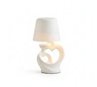 FytStycale Lámpara Figura Humana Ligera Lámpara Lector Sentado Decorativa Luz Lectura para Dormitorio, Blanco