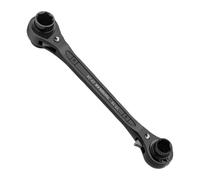 FytStycale Llave de Carraca Llave Reversible Cabeza Doble Herramienta Hexagonal Herramienta Portátil Acero Alto Carbono Adecuada para Mecánica Garaje Reparación, Estilo c