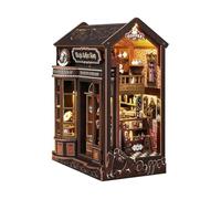 FytStycale Maqueta Cafetería Montaje Manual Casa Muñecas Café Maqueta Miniatura Librería para Adultos