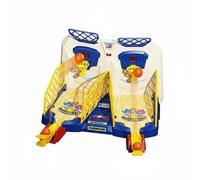 FytStycale Máquina Canastas Mesa Estructura Resistente Juego Lanzamiento Baloncesto Competitivo Juguete Infantil para Niñas, Interior, Máquina De Baloncesto Doble con Luces, Música Y Marcador
