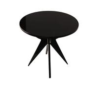 FytStycale Mesa de Té en Miniatura 1 6 Escritorio de Muñecas Mesa Auxiliar Pequeña Accesorio Acrílico de Acabado Fino Adecuada para Decoración de Es, Negro