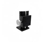 FytStycale Mesa Deslizante de Cola de Ranura Eje Z Ajuste Fino Mesa Elevadora Eje Z Estabilidad Superficie Trabajo Microajuste Manual, LWZ60-L100