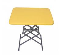 FytStycale Mesa Multiusos Abatible Ahorra Espacio Escritorio Ajustable Montaje Fácil para Espacios Pequeños, Amarillo, Estándar