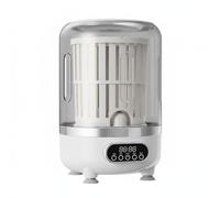 FytStycale Mini Lavadora Portátil Compacta USB Secadora Giratoria Tamaño 25.5x15cm para Espacios Reducidos Plástico Adecuada para Encimera Cocina Baño Separación de Ropa, Blanco