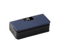 FytStycale Mini Sellador de Bolsas Transportable Máquina Manual Hermética Dispositivo Sellador para Empaque Alimentos Pantalla Digital Control de Temperatura Ade, Azul