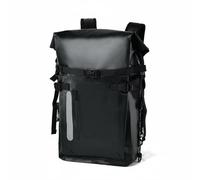 FytStycale Mochila Estanca de PVC Multifuncional Mochila Impermeable Grande Correas Ajustables Bolsa de Equipo IPX7 para Buceo, Kayak, Senderismo, Negro, Negro, 30L