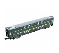 FytStycale Modelo de Vagón de Pasajeros SYZ25K Luces Interiores Ferrocarril en Miniatura para Niños, Verde