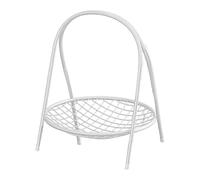 FytStycale Multifuncional, Frutero, Expositor de Mesa para Aperitivos Y Frutas, para Sala de Estar Y Restaurante, Blanco 1 Nivel, tal como se describe