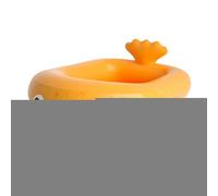 FytStycale Piscina Inflable para Piscina Familiar Hinchable Piscina de Agua para Niños Adultos PVC Diseño Adecuada para Salones Jardín, 140 Cm Naranja